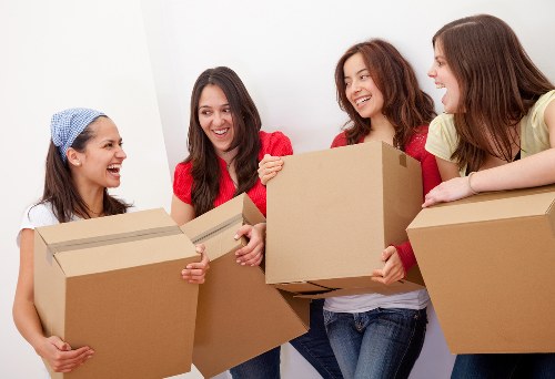 Checklist and moving boxes prepared for a home relocation