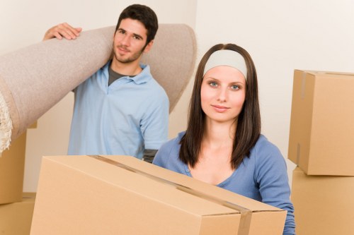 Packed moving van ready for a Shepherds Bush home relocation