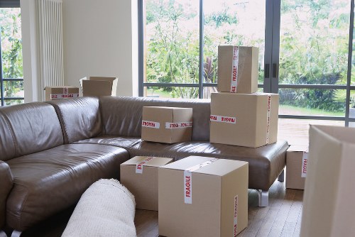 Protective packing and careful loading of household items
