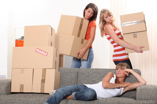 Waste removal and transport service with safe handling